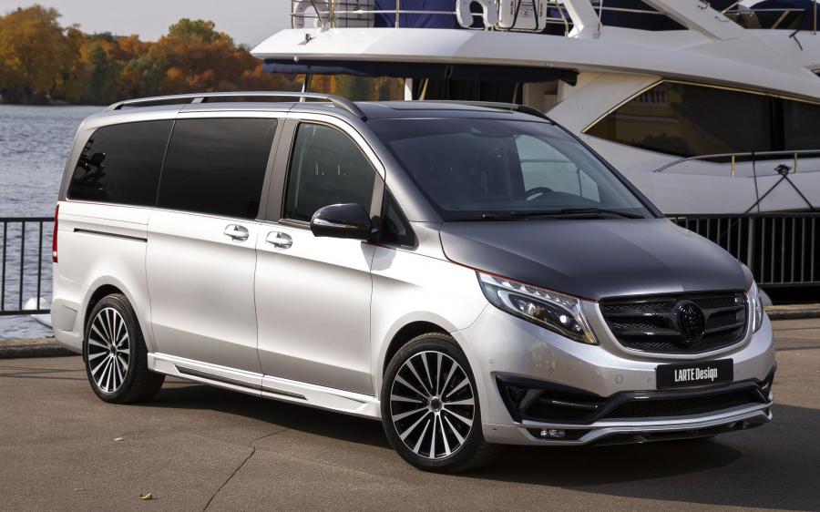 Mercedes-Benz V250 BlueTEC Black Crystal in Black by Larte Design (Briliant Silver) (W447) '2016